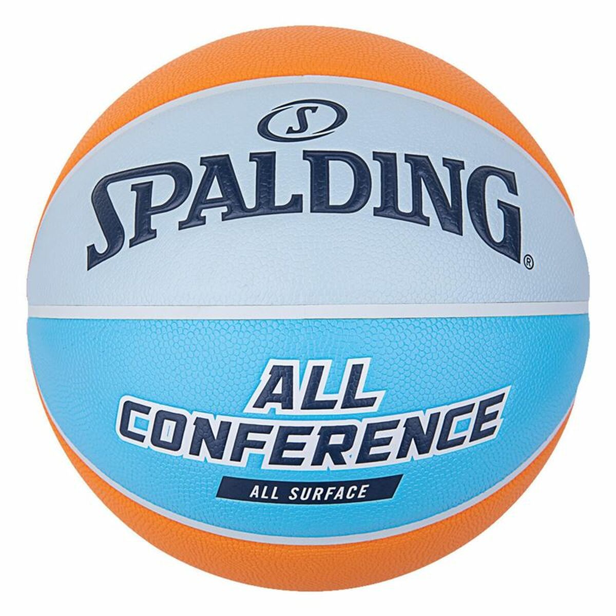 Spalding Basketball All Conference Orange Blau 5 All Surfaces
