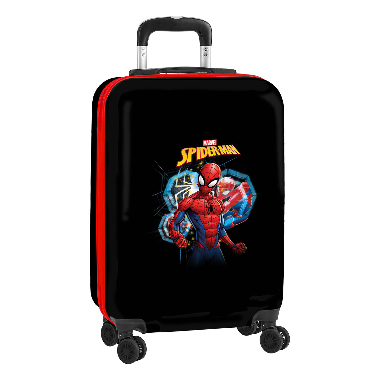 Spiderman Koffer fr die Kabine Hero Schwarz 20?? 34,5 x 55 x 20 cm