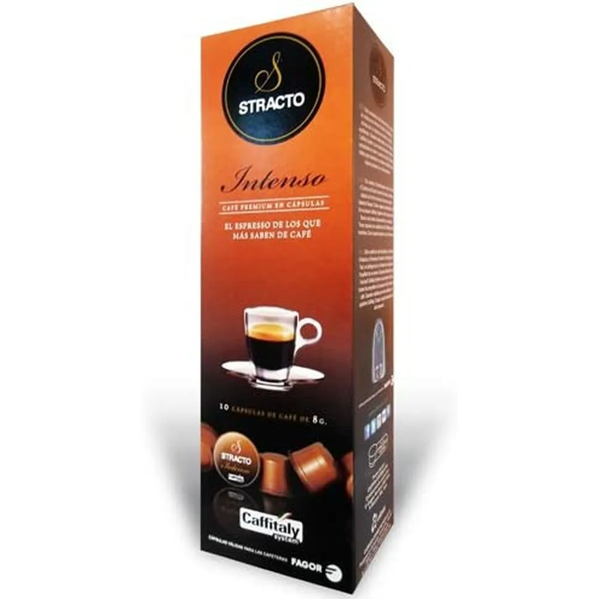 Stracto Kaffeekapseln mit Etui Intenso (10teilig)
