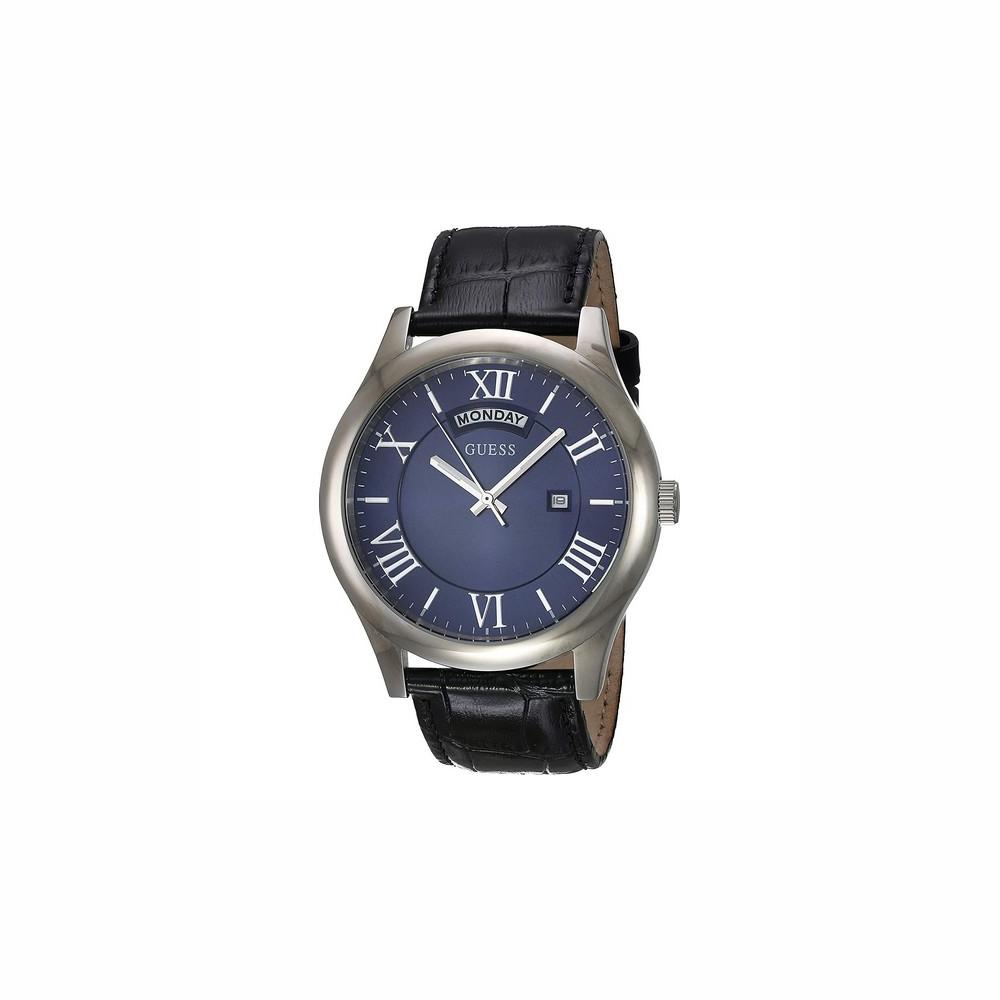 Guess Herrenuhr Metropolitan W0792G1 Multifunktion(ø 44 mm) Armbanduhr Uhr Leder