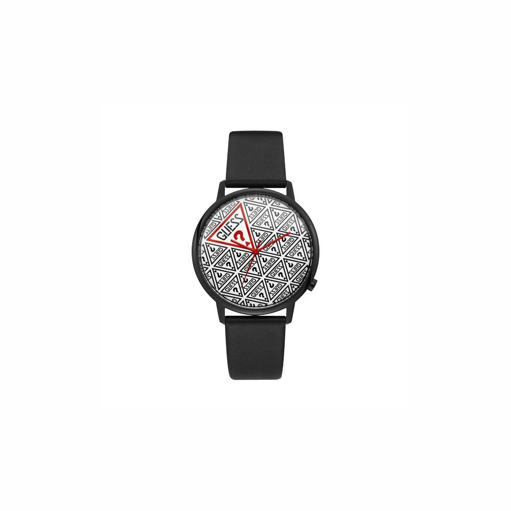 Guess Herrenuhr V1020M3 (Ø 42 mm) Armbanduhr Uhr Leder