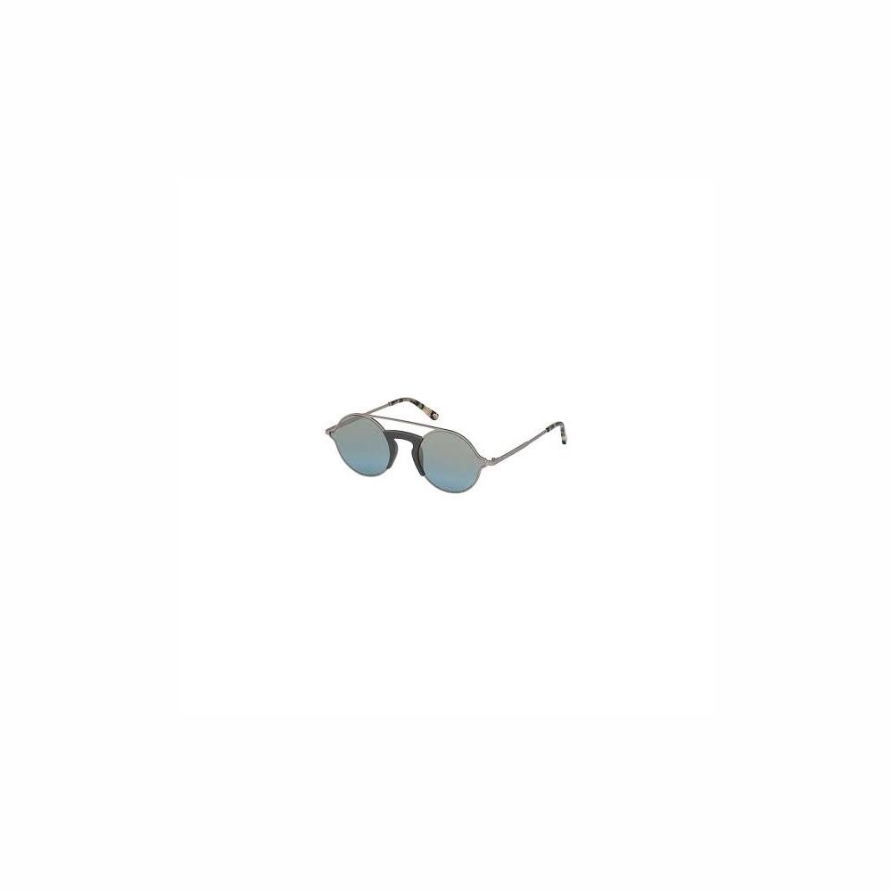 Sonnenbrille Unisex Herren Damen WEB EYEWEAR WE0247-09Q grn Silberfarben ( 54 mm)