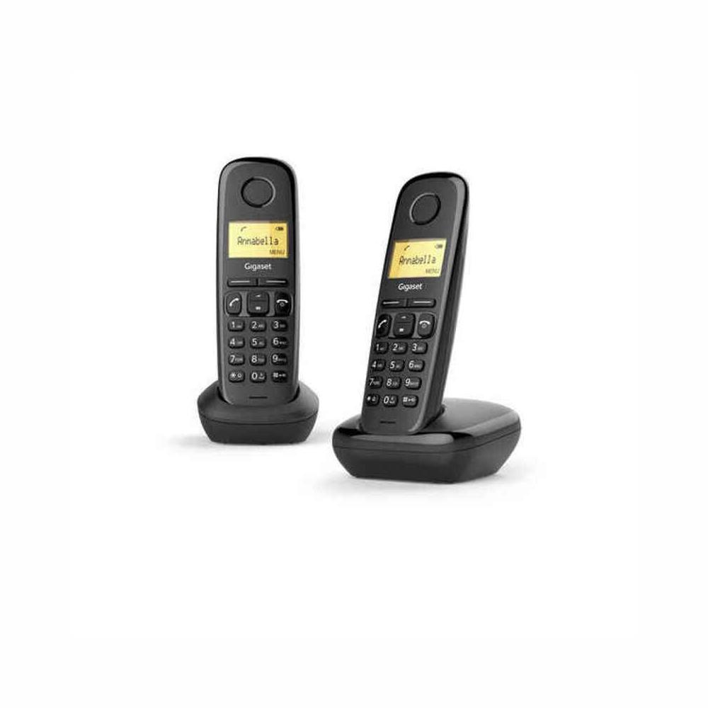 Festnetztelefon schnurloses Telefon Gigaset A170 Duo 2teilig Schwarz Wireless