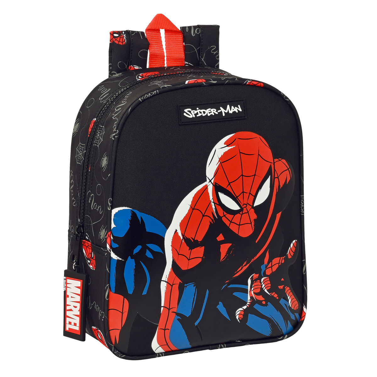 Spiderman Kinderrucksack Hero Schwarz 22 x 27 x 10 cm