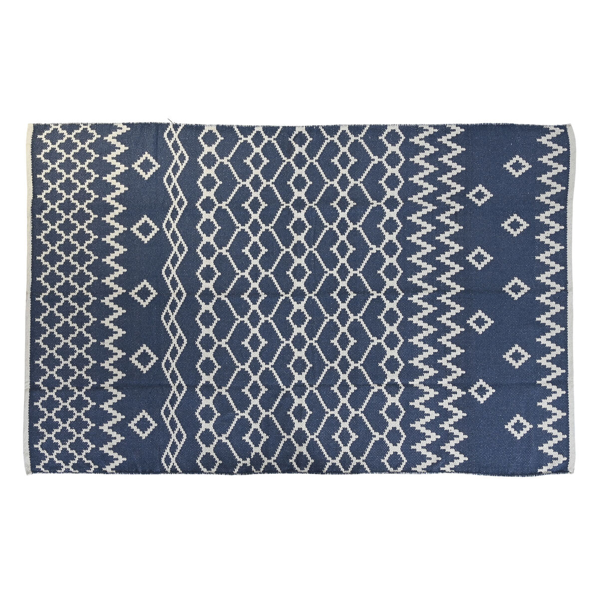 Teppich Skandinavisches Design Blau Wei Araber 120x180 cm Wikinger