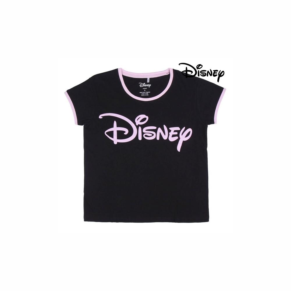 Disney Schlafanzug Shorty Sommer Pyjama 2-teilig Damen Schwarz pink Nachtwäsche
