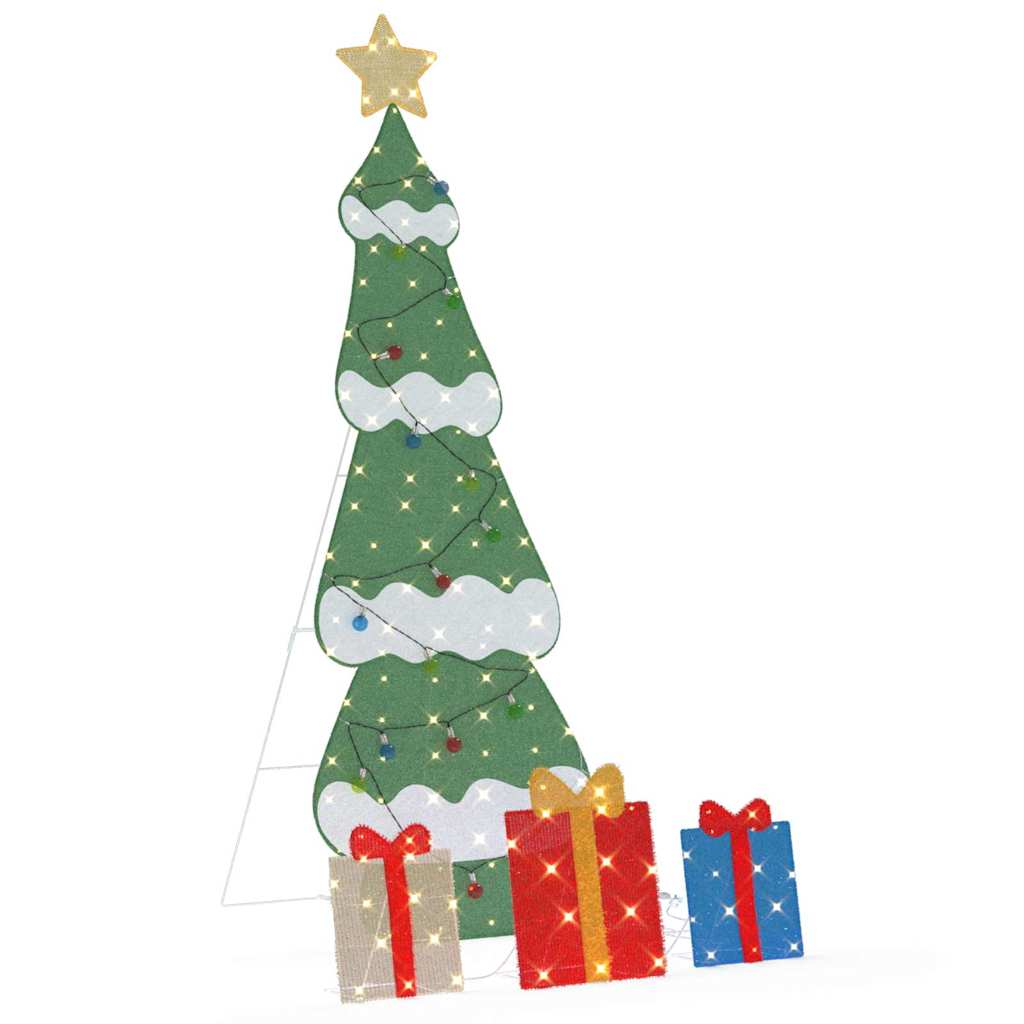 Licht-Dekoration Beleuchteter Weihnachtsbaum mit 3 Geschenkboxen 2D Warm Wei�