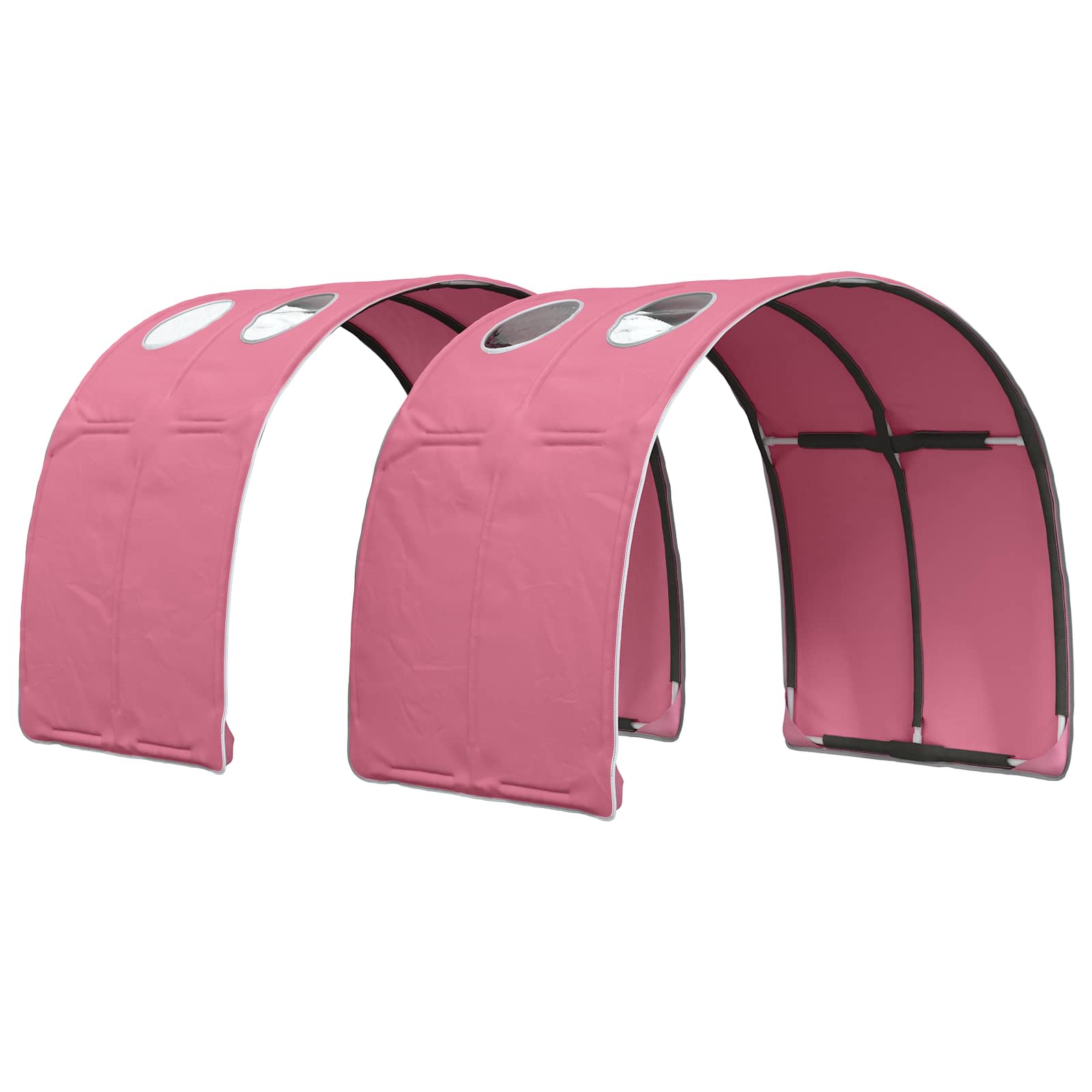 Bettunnel Mittelhohes Bett Rosa 211x67,5 cm Polyester f�r Kinderzimmer