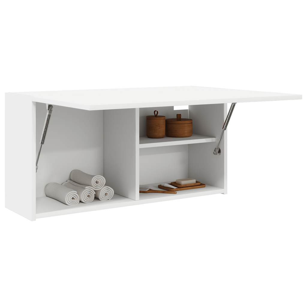 Bad-Wandschrank Wei� 80x25x40 cm Spanplatte