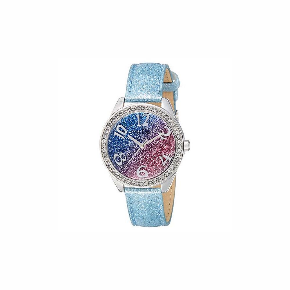 Guess Damen-Armbanduhr W0754L1 W0754L1 (37 mm) Leder Blau Damenuhr