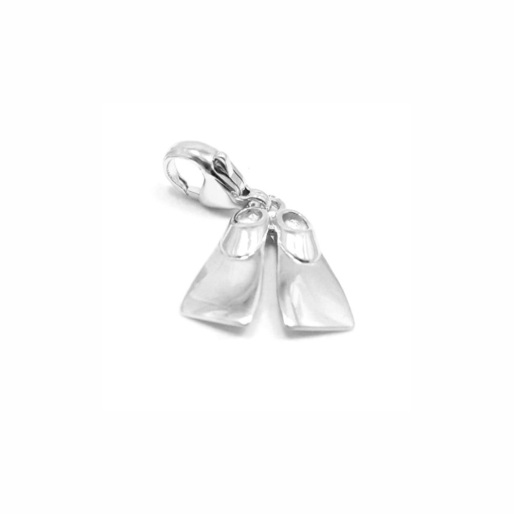 Halskette-Anhnger Charm Damen Modeschmuck Ti Sento 8202SI (2 cm) Silber