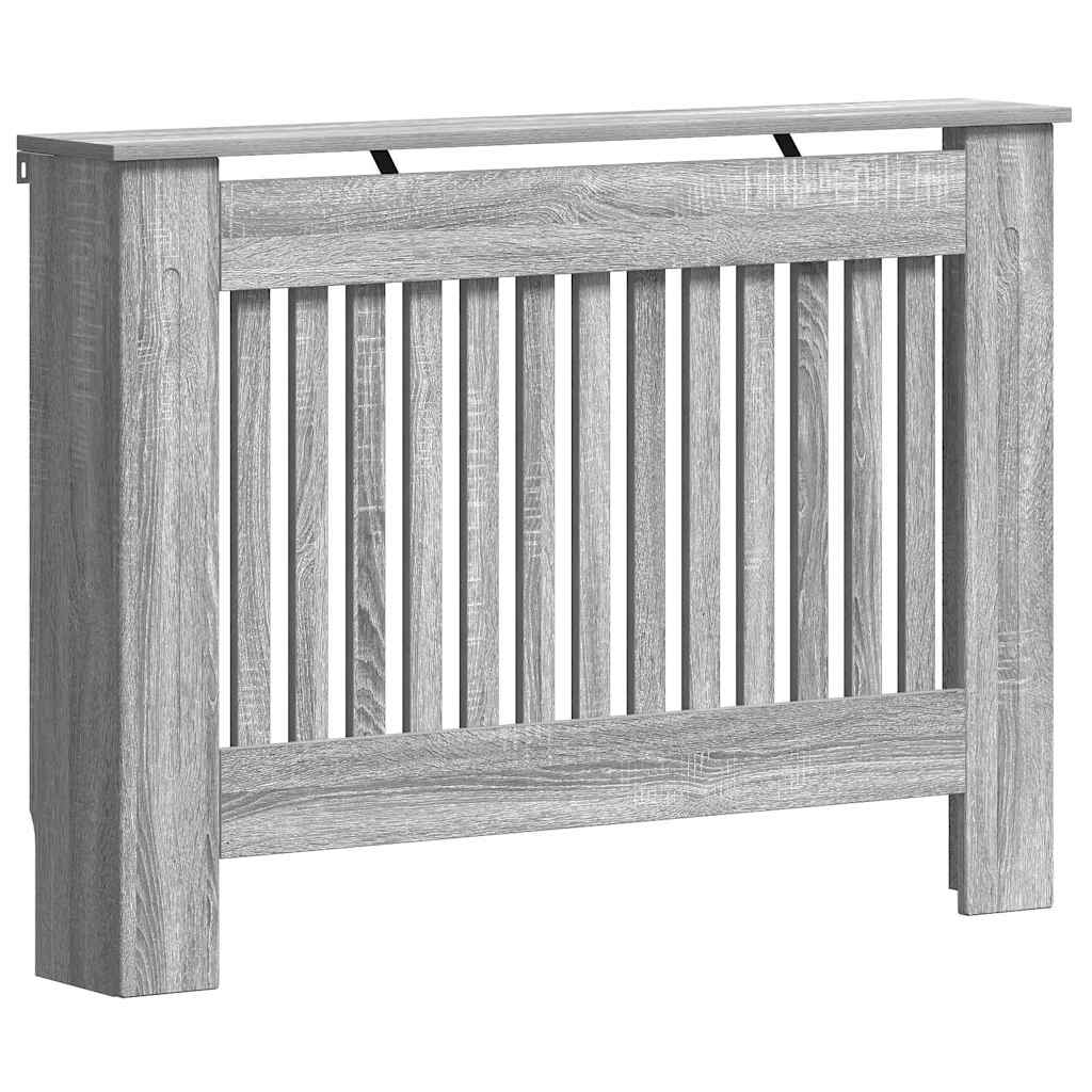 Heizk�rperverkleidung Graues Sonoma Holz 112x19x81,5 cm f�r modernes Wohnen