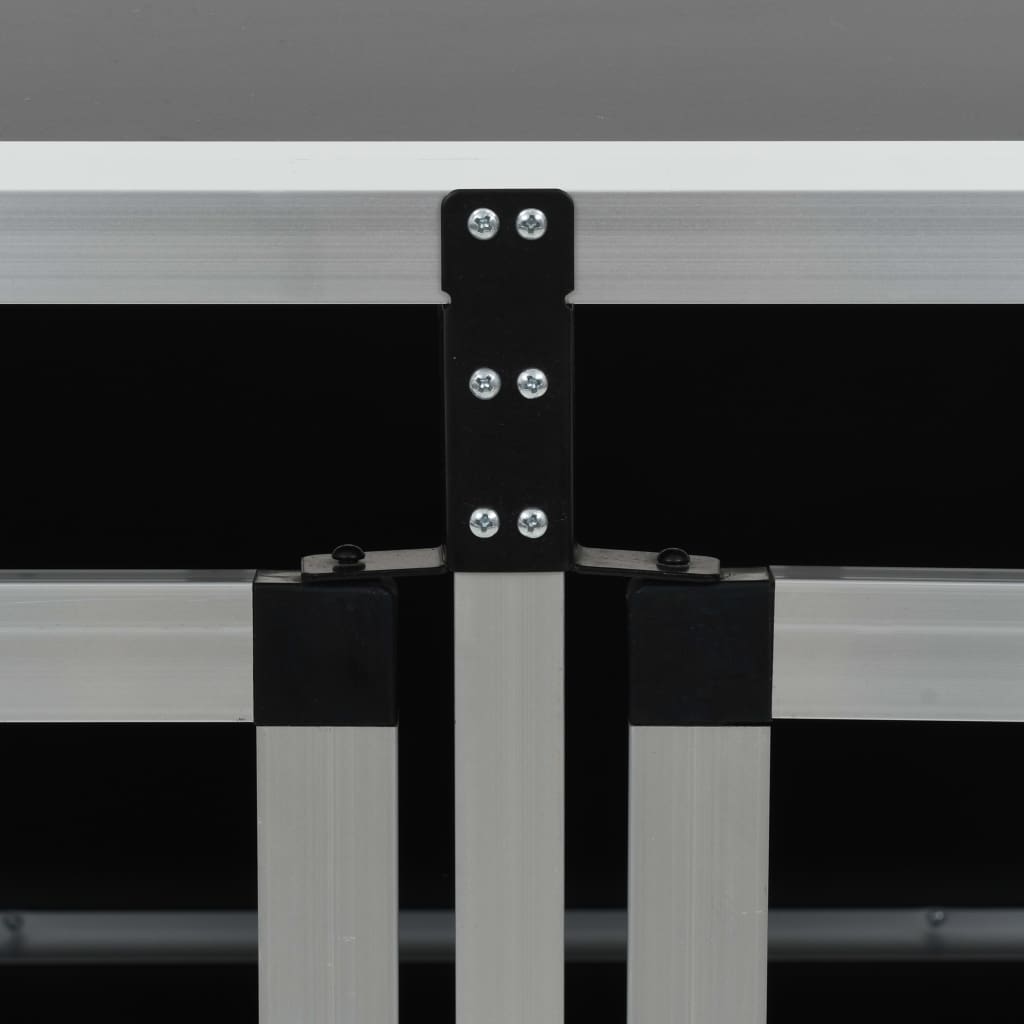 Hundetransportbox Aluminium Doppelt�r 89x69x50 cm f�r sicheres Reisen
