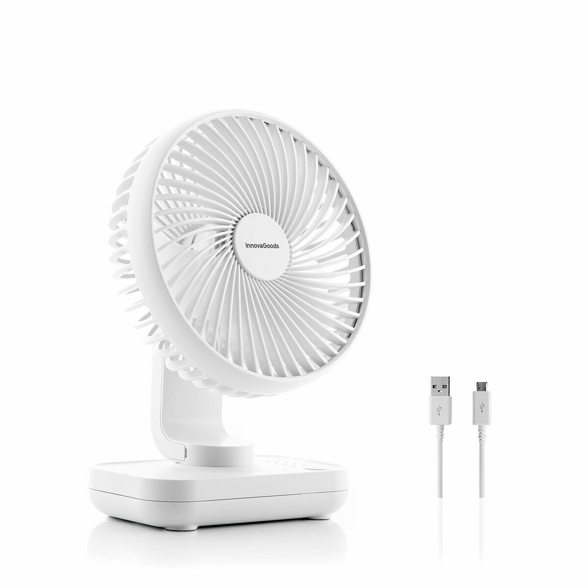 Innovagoods Mi Schreibtischventilator Fanrec InnovaGoods �5,4�� 3600 mAh / 13,3 INNOVAGOODS Heizen & K�hlen wiederaufladbarer Schreibtischventilator,