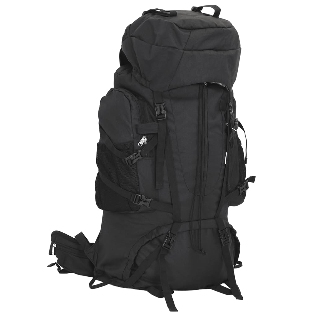 Rucksack Bergrucksack Wanderrucksack Trekkingrucksack Schwarz 100 L Oxford-Geweb