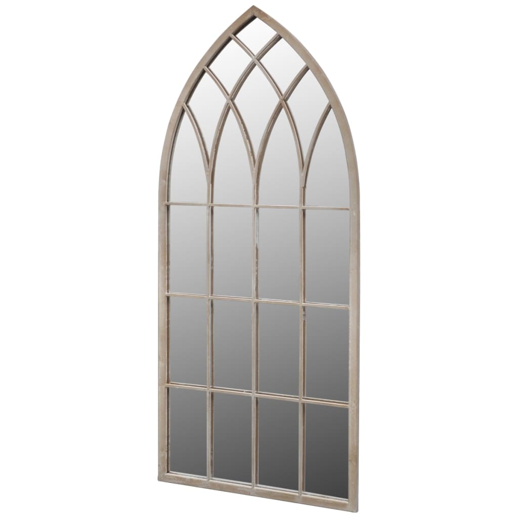 Rustikaler Gartenspiegel Bogen 50x115 cm f�r Indoor und Outdoor