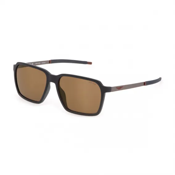 Herrensonnenbrille Police SPLL16-58V78X � 58 mm UV400 POLICE Sonnenbrille - Herren Herrensonnenbrille Police SPLL16-58V78X, modische Sonnenbrille f�r