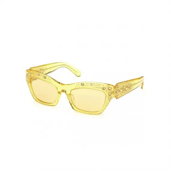 Swarovski Damensonnenbrille SK0380-5539J � 55 mm UV400 SWAROVSKI Sonnenbrille - Damen Kunststoff