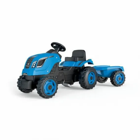 Smoby Rutschauto Traktor Trailer