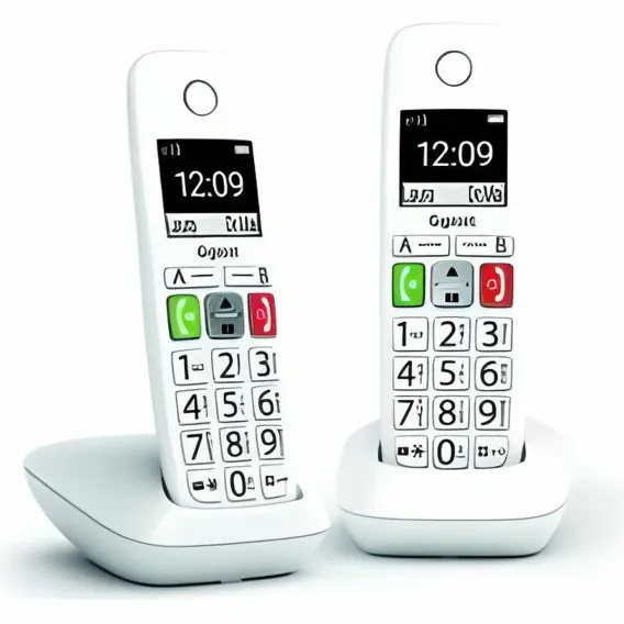 Kabelloses Telefon Gigaset E290 Duo Wei�