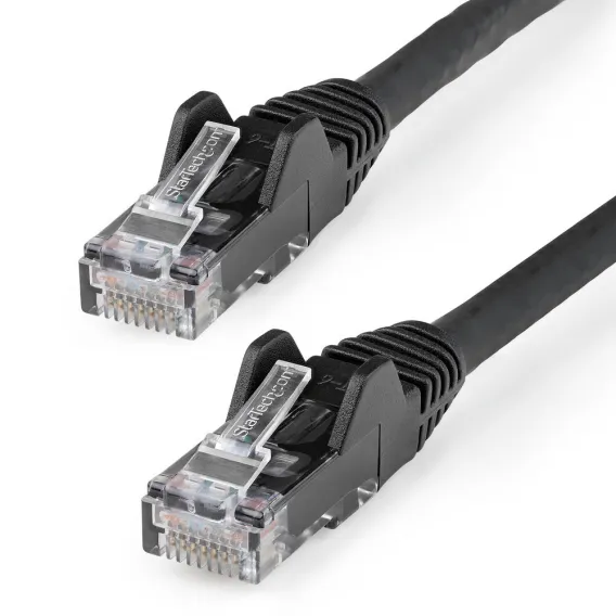 Startech UTP starres Netzwerkkabel der Kategorie 6 N6LPATCH50CMBK 0,5 m