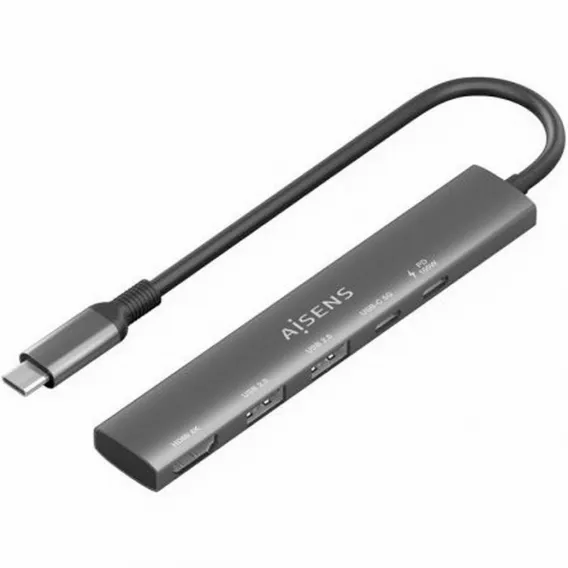 Hub USB Aisens ASUC-5P022-GR