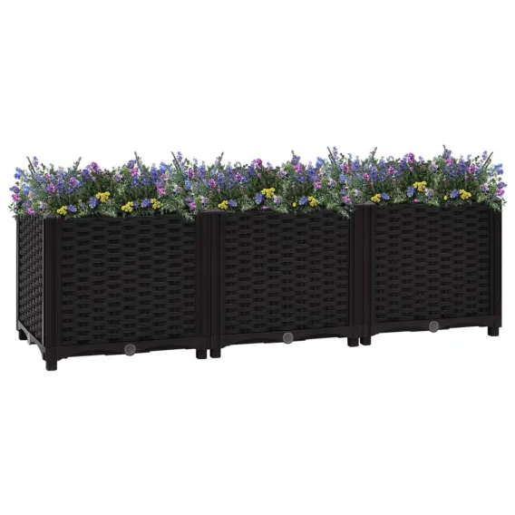 Pflanzk�bel Blumenk�bel Pflanzcontainer Pflanzgef��e 120x40x38 cm Polypropylen B