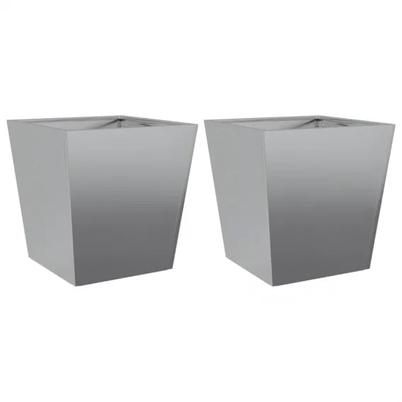 Pflanzk�bel Blumenk�bel Pflanzcontainer Pflanzgef��e 2 Stk. 40x40x40 cm Verzinkt