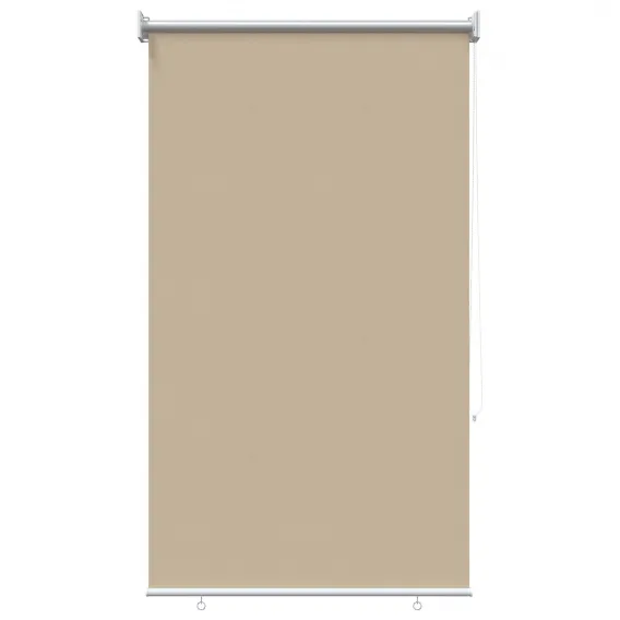 Rollo mit UV-Schutz Beige 80x140 cm Polyester