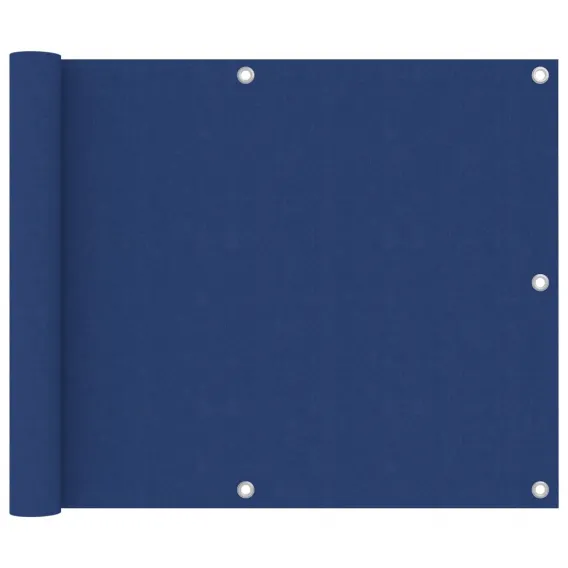 Balkon-Sichtschutz Blau 75x500 cm Oxford-Gewebe