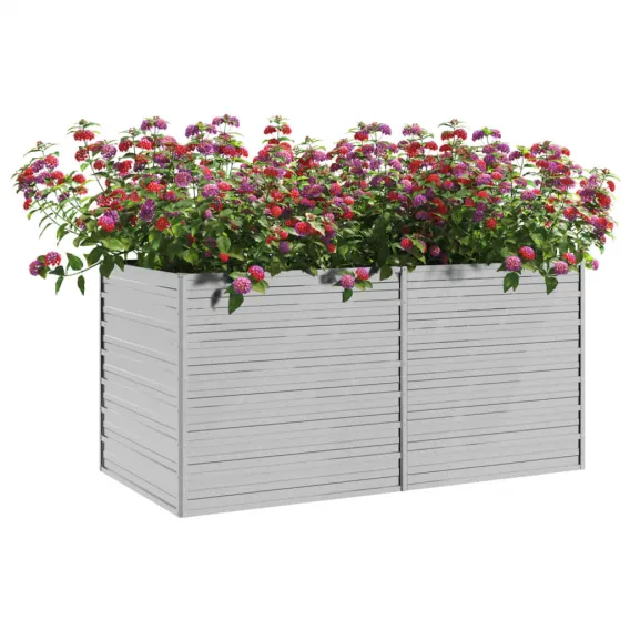 Hochbeet aus verzinktem Stahl 160x80x77 cm f�r Garten Balkon Terrasse