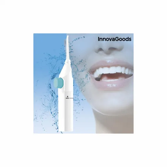 InnovaGoods Munddusche INNOVAGOODS Zahnpflege Munddusche Munddusche elektrisch kabellos, Zahnhygiene Ger�t, Mundpflege f�r Zuhause, tragbare Munddusch