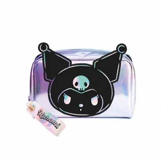 Kinder-Kulturbeutel Hello Kitty Kuromi  Lila 18,0x11,0x8,5 cm