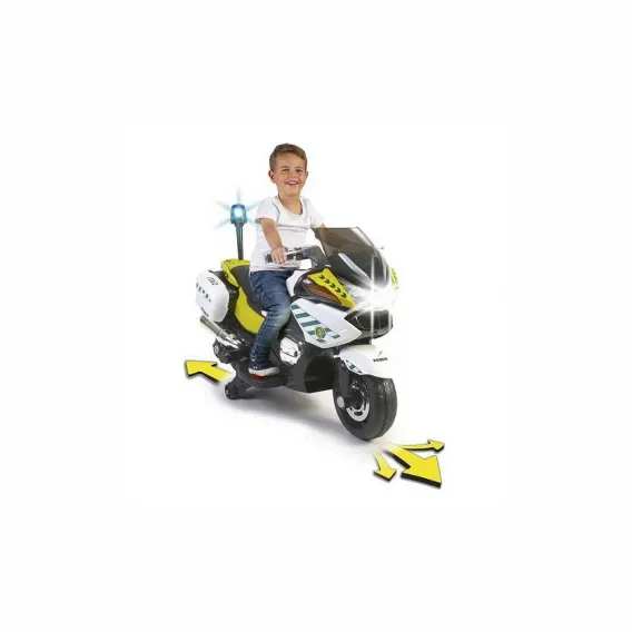 Kinderfahrzeug Elektrofahrzeug Polizeimotorrad Feber Batterierfahrzeug 12 V