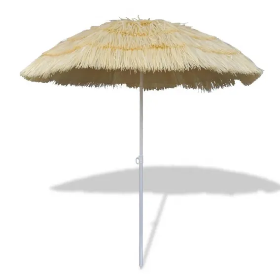 Klappbarer Hawaii Sonnenschirm Stroh Strand Schirm
