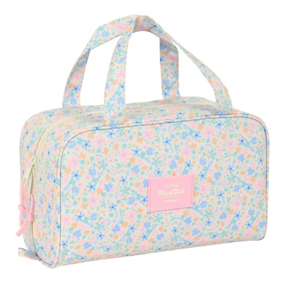 Kulturbeutel Kulturtasche BlackFit8 Blossom Bunt 31x14x19 cm