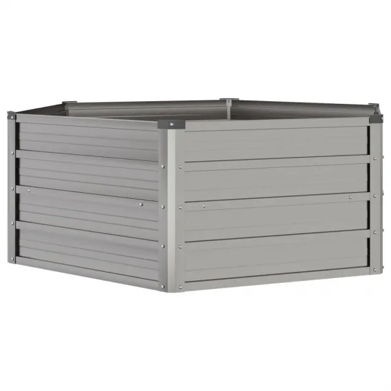 Pflanzk�bel Blumenk�bel Pflanzcontainer Pflanzgef��e Grau 129x129x45 cm Kortenst