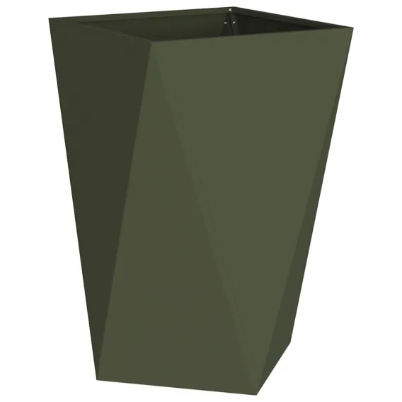 Pflanzk�bel Olive Gr�n 50x50x75 cm Stahl