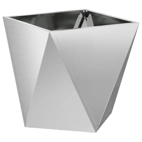 Pflanzk�bel Silber 50x50x50 cm Verzinkter Stahl
