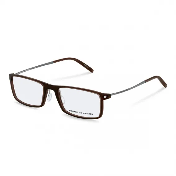 Porsche Brillenfassung Design P8384-D-55 � 55 mm Braun Brillengestell Brille