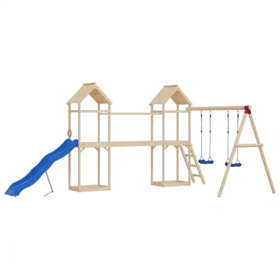 Schaukelsitze mit Seilen 2 Stk. Blau 37x15 cm Polyethene