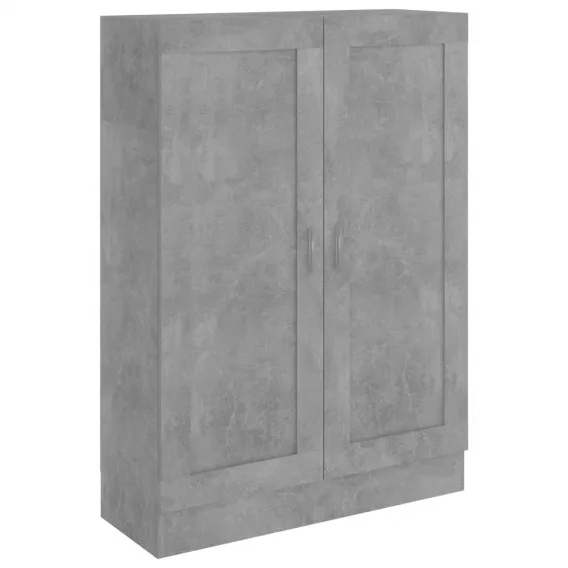 Sideboard B�cherschrank Betongrau 82,5x30,5x115 cm Spanplatte