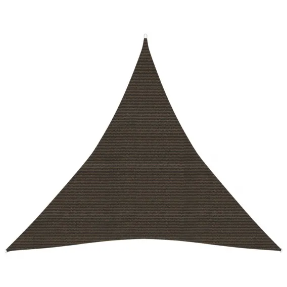 Sonnensegel 160 g / m� Braun 4,5x4,5x4,5 m HDPE Beschattung Dreieck