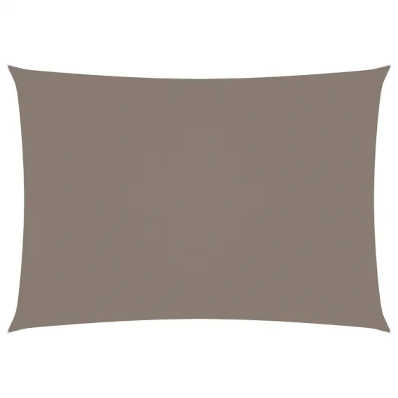Sonnensegel Oxford-Gewebe Rechteckig 2,5x4 m Taupe Beschattung