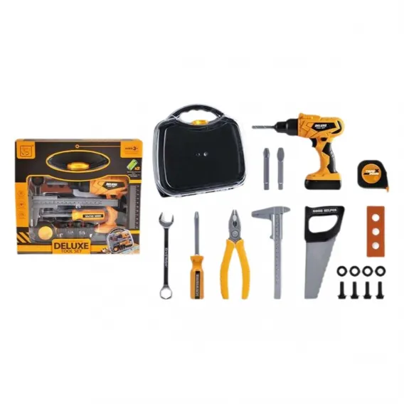 Spielzeug-Werkzeugset f�r Kinder robust und sicher 31x28x8 cm ideal f�r Handwerker