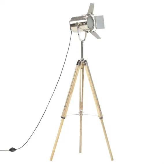 Stativlampe Massivholz Mango 140 cm