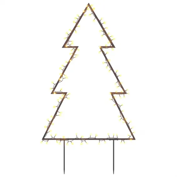 Weihnachtsbaum mit Erdspie�en und 115 LEDs 90 cm