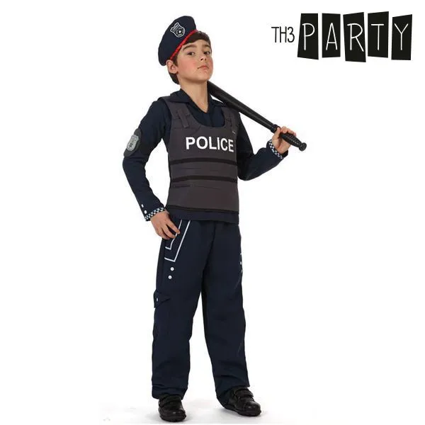 Karnevalskostm Faschingskostm Verkleiden Jungen Polizist SWAT TEAM 4tlg schwar