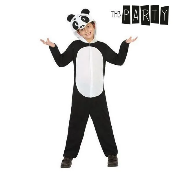 Karnevalskostm Faschingskostm Verkleiden Kinder Panda Br Anzug schwarz wei