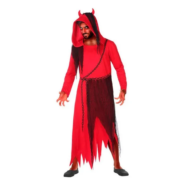 Halloweenkostm Karnevalskostm Fasching Verkleiden Herren Dmon Teufel rot